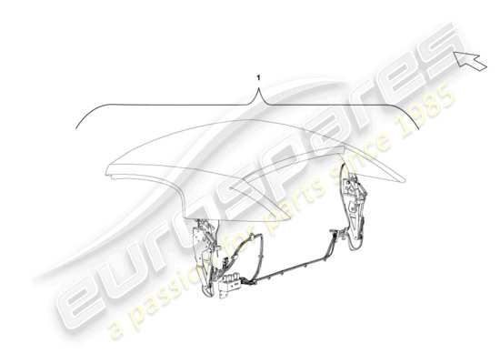 a part diagram from the Lamborghini LP550-2 Spyder (2013) parts catalogue