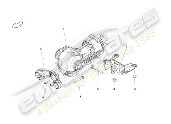 a part diagram from the Lamborghini LP560-4 Coupe (2009) parts catalogue