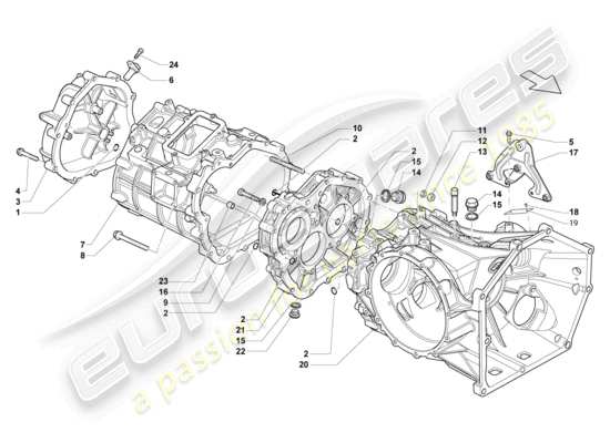 a part diagram from the Lamborghini LP560-4 Coupe (2010) parts catalogue