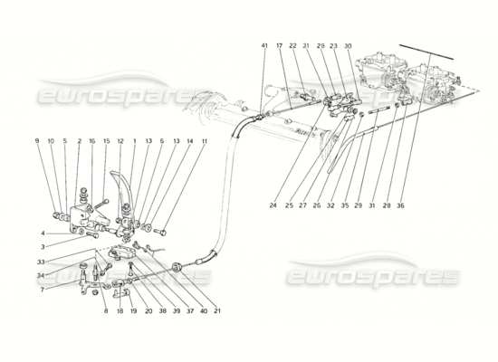 a part diagram from the Ferrari 308 parts catalogue