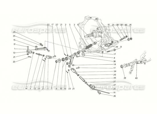 a part diagram from the Ferrari 308 parts catalogue