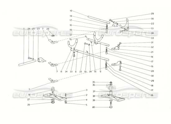 a part diagram from the Ferrari 308 parts catalogue