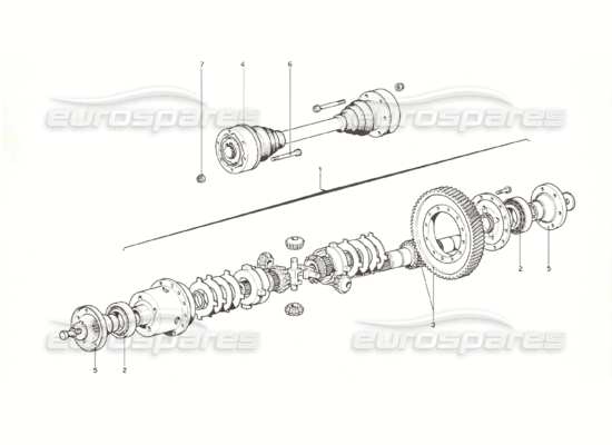 a part diagram from the Ferrari 308 parts catalogue