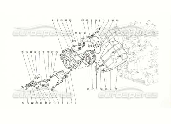 a part diagram from the Ferrari 308 parts catalogue