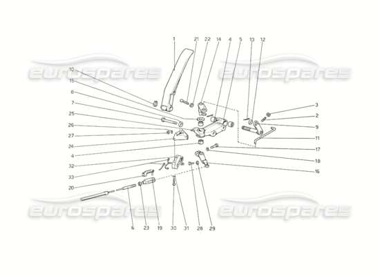 a part diagram from the Ferrari 308 parts catalogue