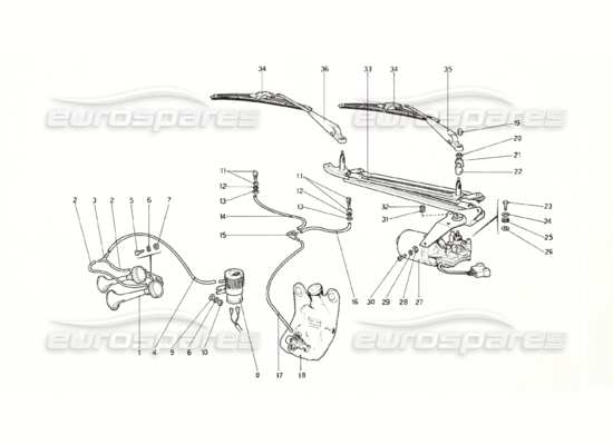 a part diagram from the Ferrari 308 parts catalogue