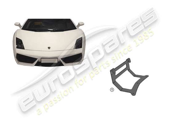 a part diagram from the Lamborghini Gallardo Spyder (Accessories) parts catalogue