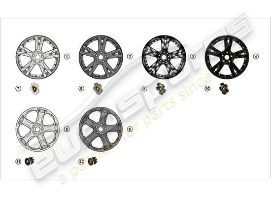 a part diagram from the Lamborghini Gallardo Spyder (Accessories) parts catalogue