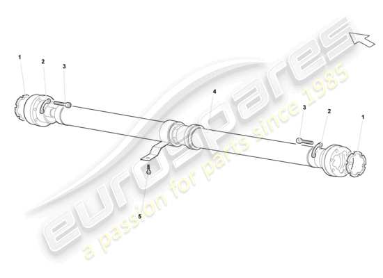 a part diagram from the Lamborghini LP570-4 Spyder Performante (2011) parts catalogue