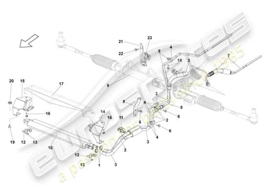 a part diagram from the Lamborghini LP570-4 SL (2010) parts catalogue