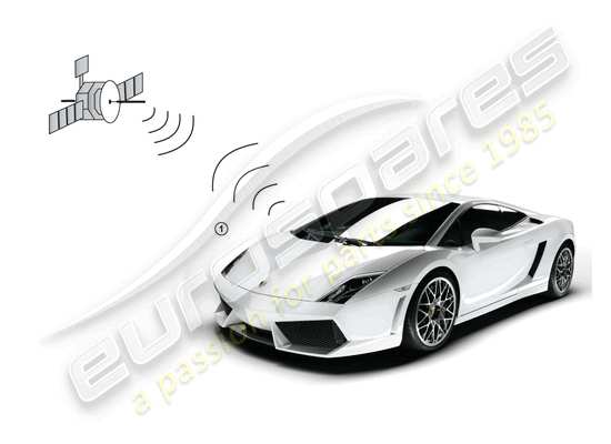 a part diagram from the Lamborghini LP570-4 SL (Accessories) parts catalogue