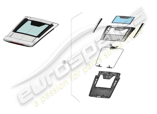 a part diagram from the Lamborghini LP570-4 SL (Accessories) parts catalogue