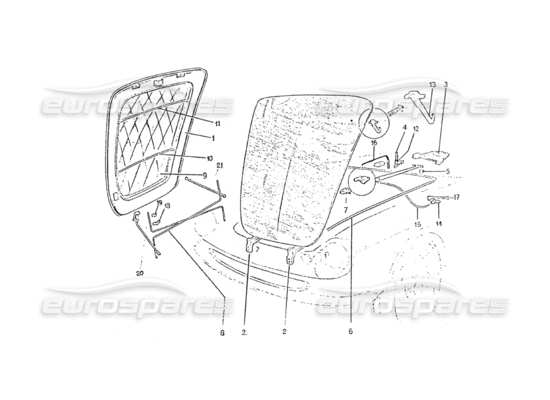 a part diagram from the Ferrari 275 parts catalogue