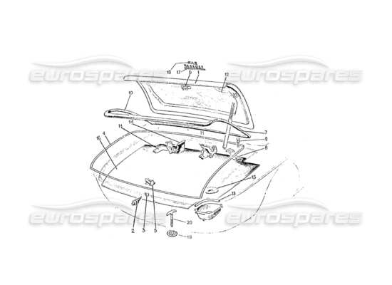 a part diagram from the Ferrari 275 parts catalogue