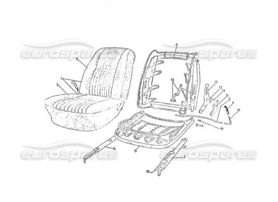 a part diagram from the Ferrari 275 parts catalogue