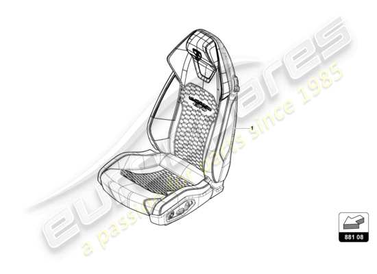 a part diagram from the Lamborghini HURACAN EVO parts catalogue