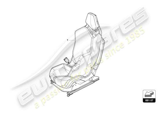 a part diagram from the Lamborghini HURACAN EVO parts catalogue