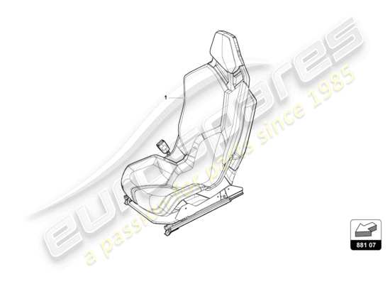 a part diagram from the Lamborghini Huracan Sterrato parts catalogue