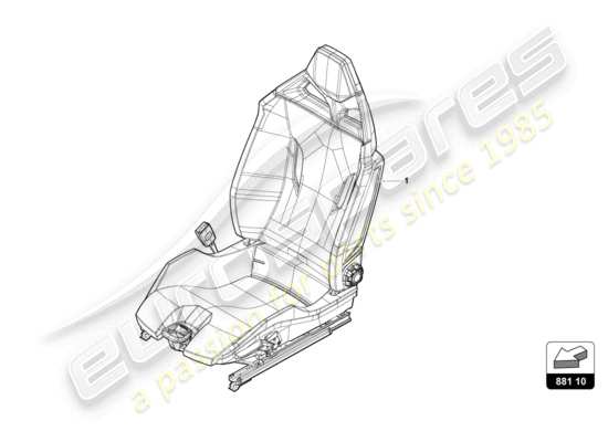 a part diagram from the Lamborghini Huracan Tecnica parts catalogue