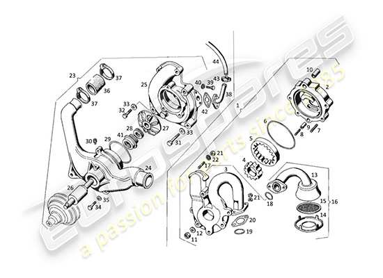 a part diagram from the Maserati Kyalami parts catalogue