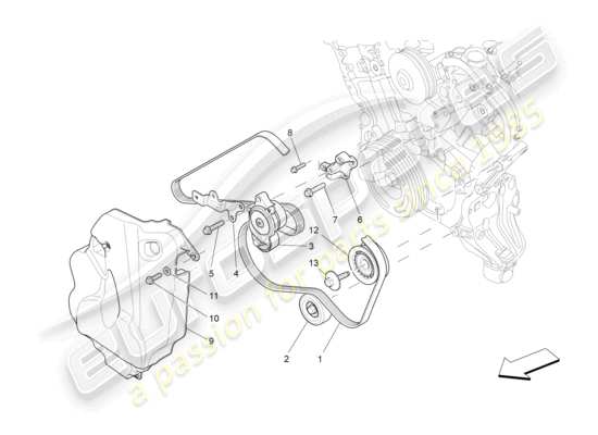 a part diagram from the Maserati Levante parts catalogue