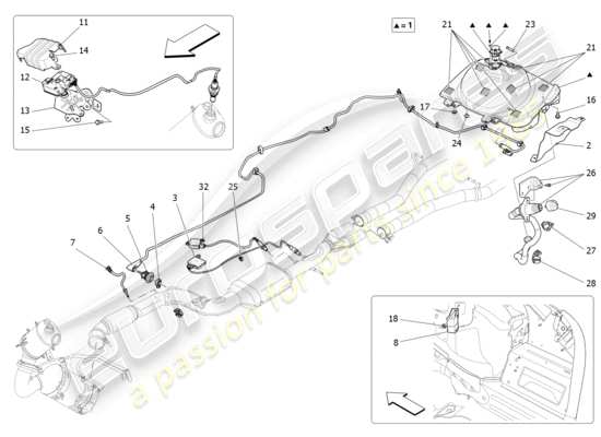 a part diagram from the Maserati Levante parts catalogue