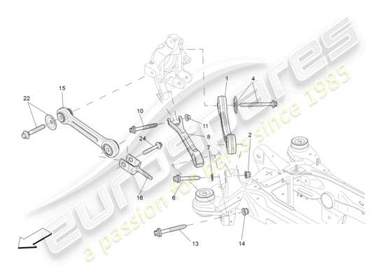 a part diagram from the Maserati Levante parts catalogue