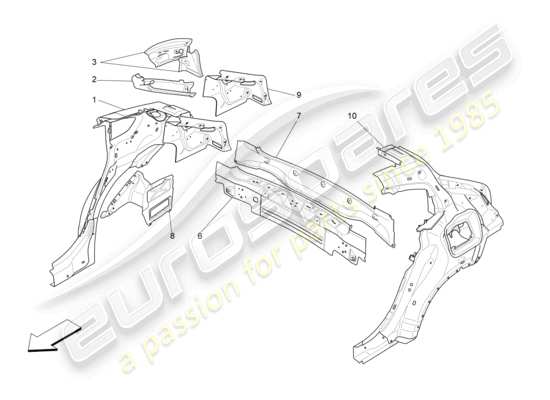 a part diagram from the Maserati Levante parts catalogue