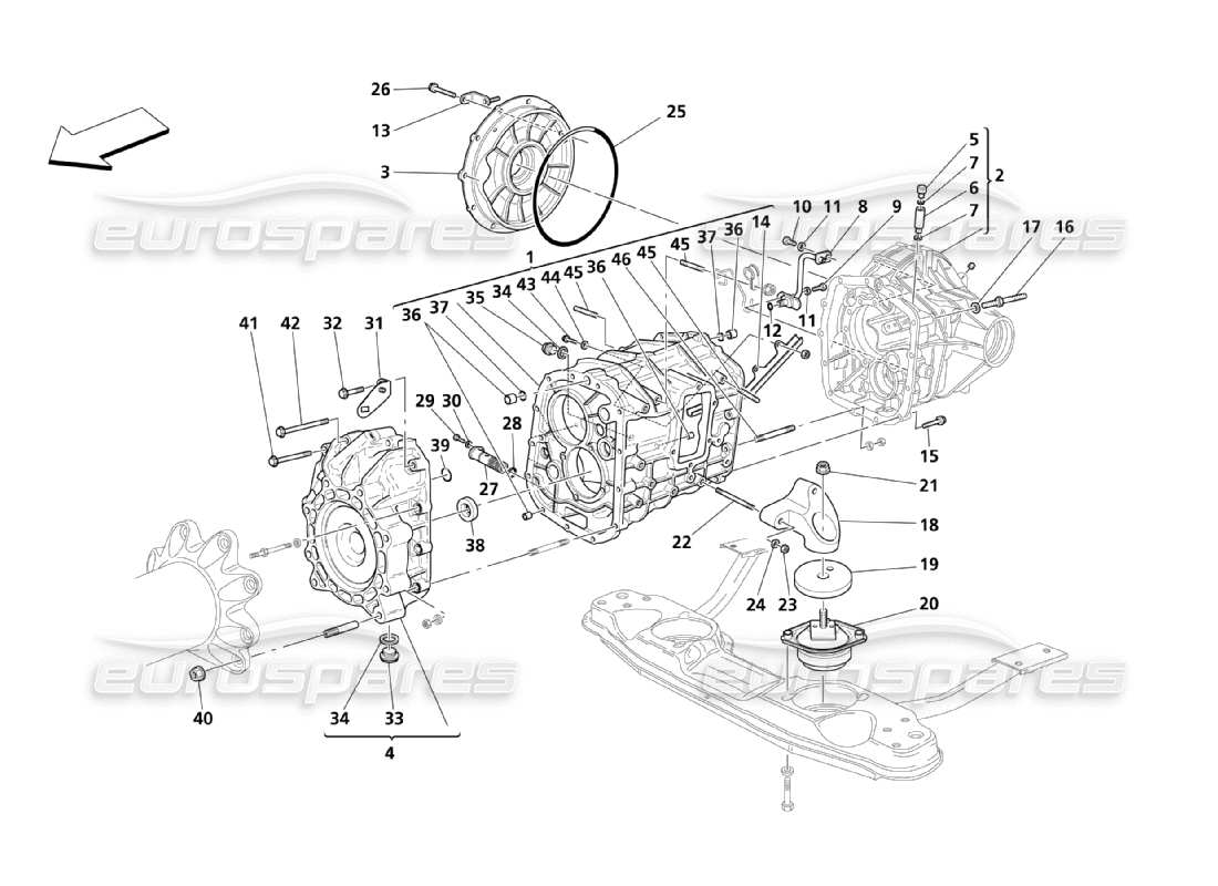 Part diagram containing part number 201140