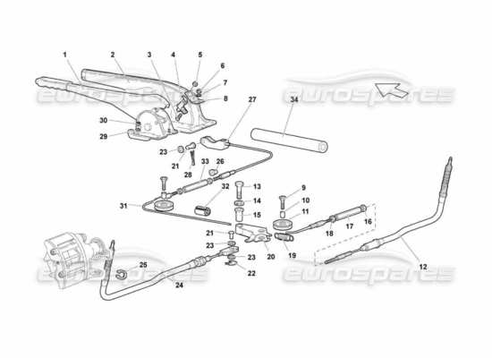 a part diagram from the Lamborghini Murcielago LP670 parts catalogue