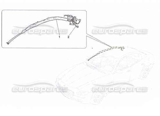 a part diagram from the Maserati Quattroporte M139 (2005-2013) parts catalogue