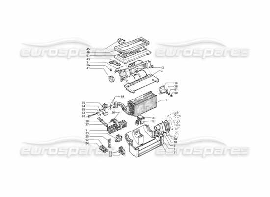 a part diagram from the Maserati Quattroporte (1996-2001) parts catalogue