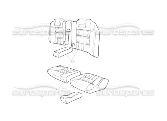 a part diagram from the Maserati Quattroporte (1996-2001) parts catalogue