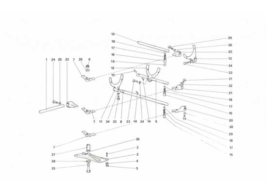 a part diagram from the Ferrari 208 parts catalogue