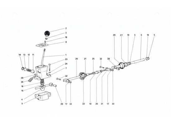 a part diagram from the Ferrari 208 parts catalogue