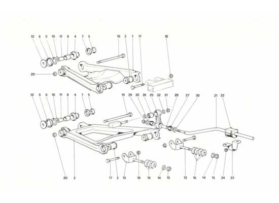 a part diagram from the Ferrari 208 parts catalogue