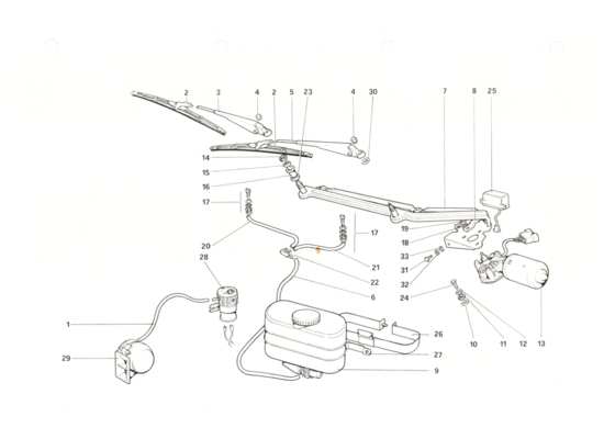 a part diagram from the Ferrari 208 parts catalogue