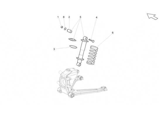 a part diagram from the Lamborghini Gallardo STS II SC parts catalogue