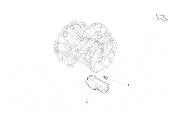 a part diagram from the Lamborghini Gallardo parts catalogue