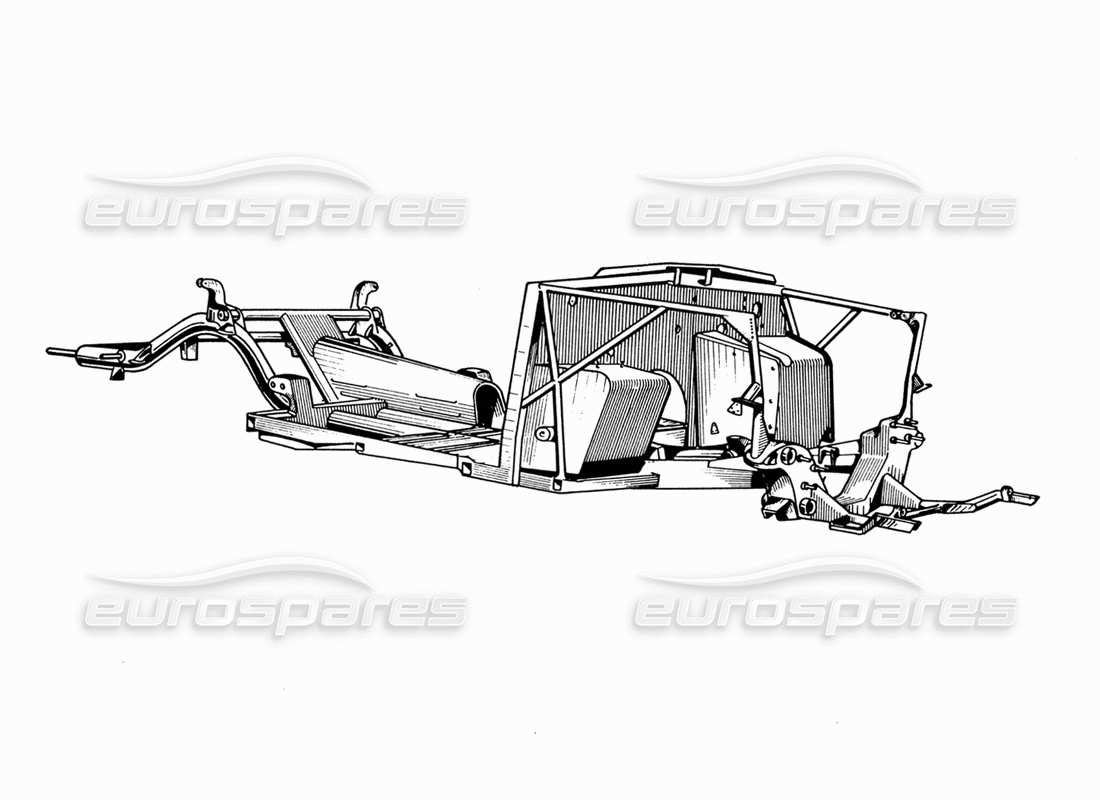 Ferrari 330 GT 2+2 Frame Parts Diagram