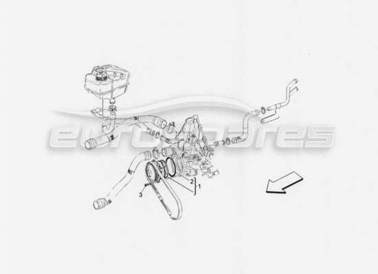 a part diagram from the Maserati GranTurismo parts catalogue