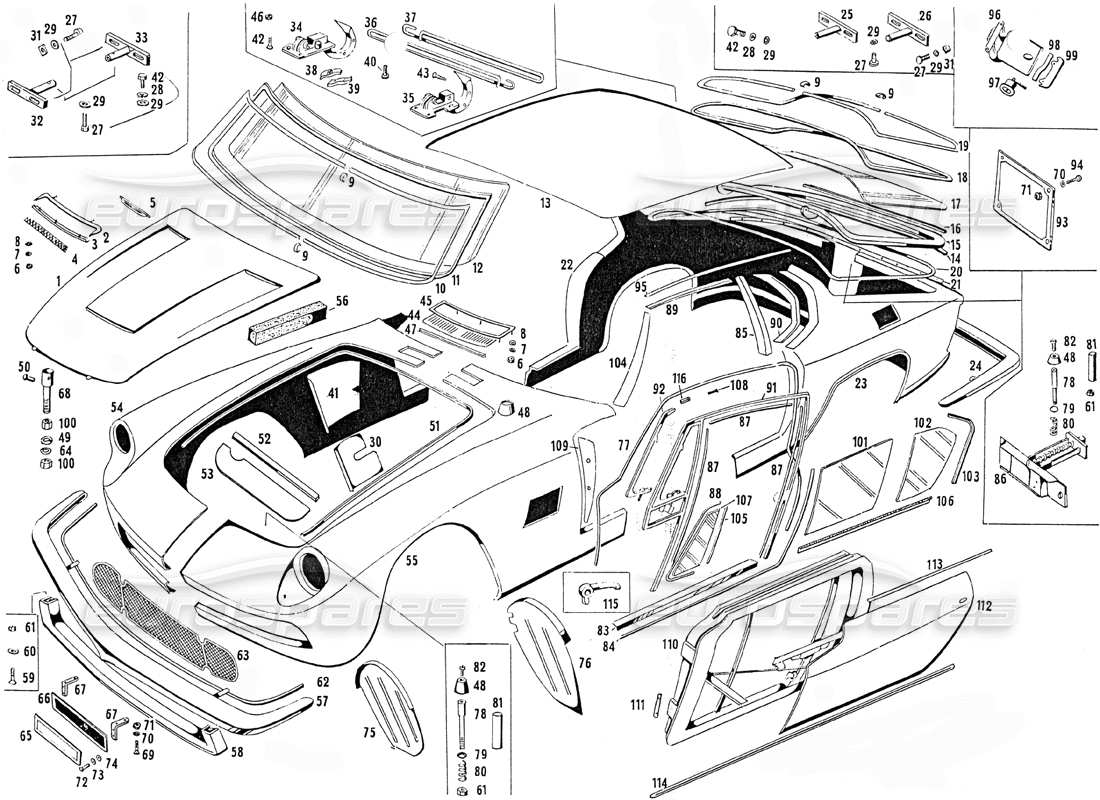 Part diagram containing part number 15314100