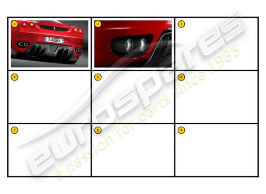 a part diagram from the Ferrari 430 parts catalogue