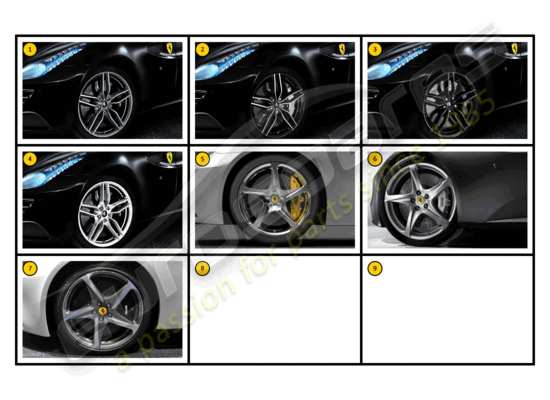 a part diagram from the Ferrari FF parts catalogue