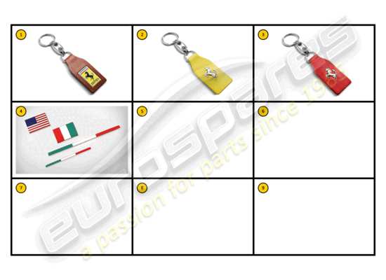 a part diagram from the Ferrari California parts catalogue