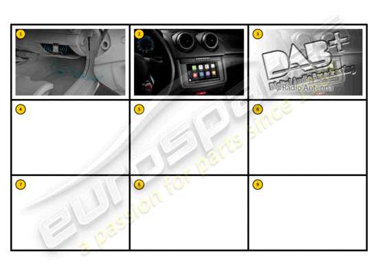 a part diagram from the Ferrari California parts catalogue