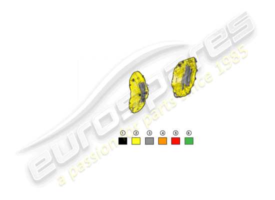 a part diagram from the Lamborghini Huracan Accessories parts catalogue