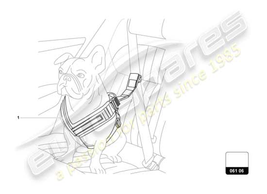 a part diagram from the Lamborghini Urus parts catalogue