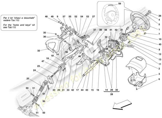 a part diagram from the Ferrari 430 parts catalogue