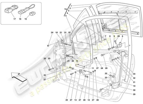 a part diagram from the Ferrari 430 parts catalogue